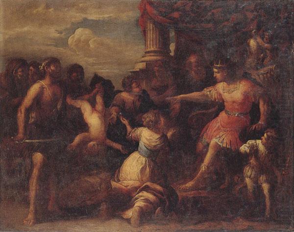 Stefano Magnasco The judgment of solomon china oil painting image